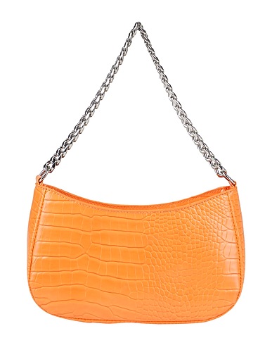 PIECES Borsa a mano Arancione 100% Poliuretano