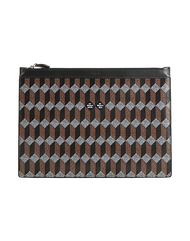 AU DÉPART Handbag Black Soft Leather