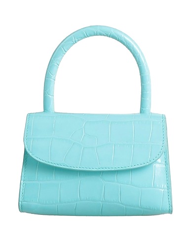 BY FAR Handbag Turquoise 100% Bovine leather