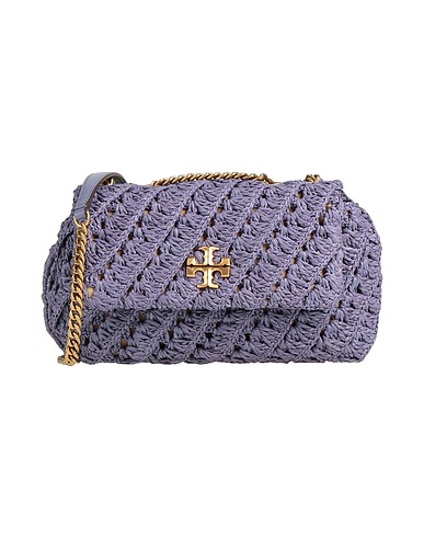 TORY BURCH Across-body bag Mauve Textile fibres