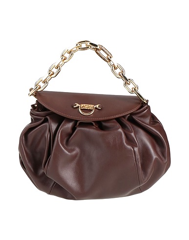 BORBONESE Handbag Chocolate brown Leather