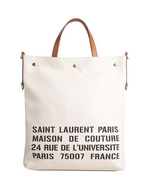 SAINT LAURENT ハンドバッグ ベージュ レディース