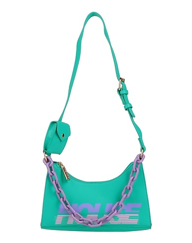 HOUSE OF HOLLAND Handbag Emerald green 100% Polyurethane