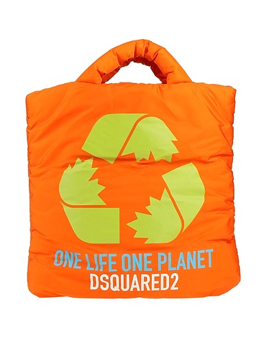 DSQUARED2 Handbag Orange Textile fibers