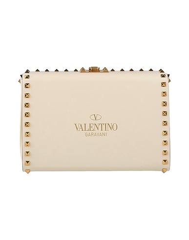 VALENTINO GARAVANI Handbag Cream Soft Leather