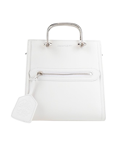 MCQUEEN Handbag White Soft Leather