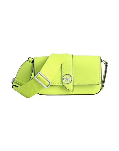 MICHAEL MICHAEL KORS Across-body bag Lime green 100% Bovine leather