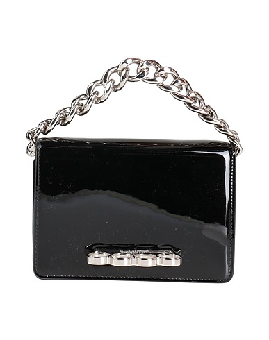 MCQUEEN Handbag Black Soft Leather