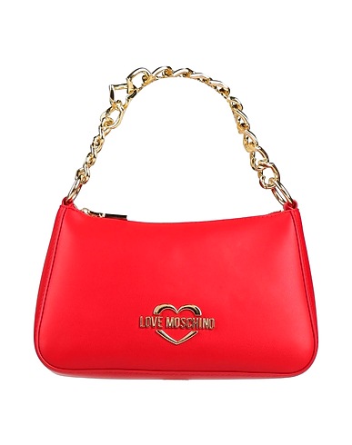 LOVE MOSCHINO Borsa a mano Rosso 100% Poliuretano