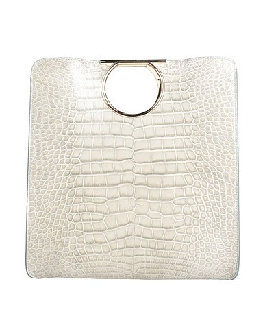 FERRAGAMO Handbag Sage green 100% Alligator skin