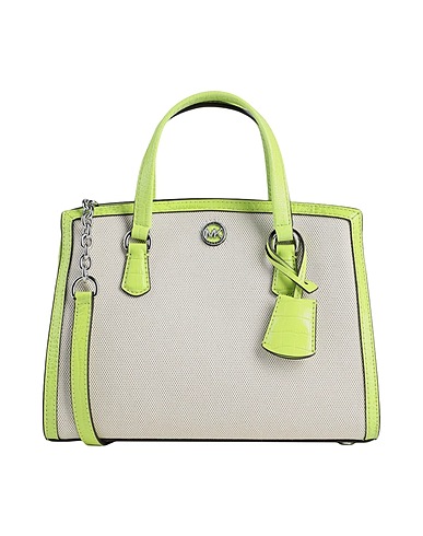 MICHAEL MICHAEL KORS Handbag Lime green Textile fibres