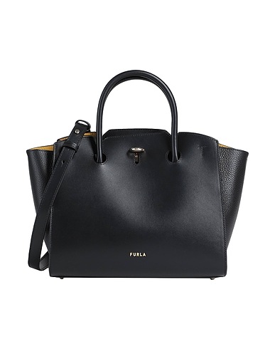 FURLA Borsa a mano Nero 100% Pelle di vitello
