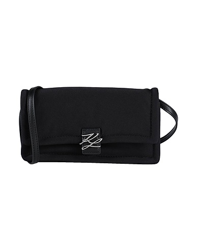 KARL LAGERFELD Across-body bag K/AUTOGRAPH SOFT PH POUCH NYL
 Black 77% Recycled polyamide, 23% Polyurethane