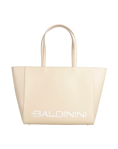 BALDININI Handbag Off white 80% Calfskin, 20% PVC - Polyvinyl chloride
