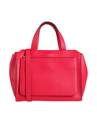 VALEXTRA Handbag Red 100% Calfskin
