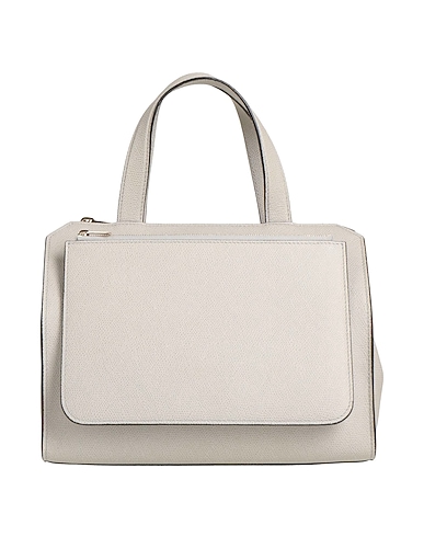 VALEXTRA Borsa a mano Grigio 100% Pelle di vitello