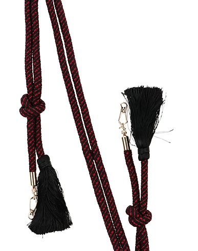 VALEXTRA Bag accessories & charms Burgundy Textile fibres