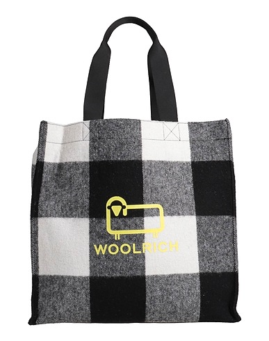WOOLRICH Borsa a mano Nero 70% Lana, 20% Poliammide, 5% Acrilico, 5% Altre Fibre