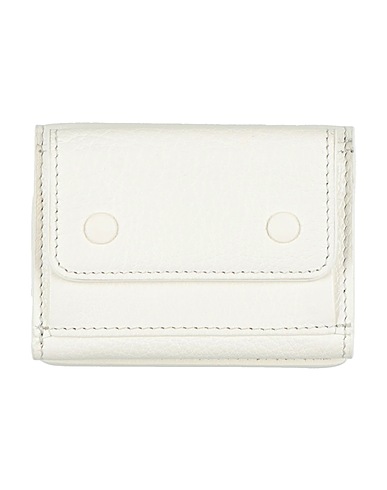 MAISON MARGIELA Portafoglio Bianco Pelle di bovino