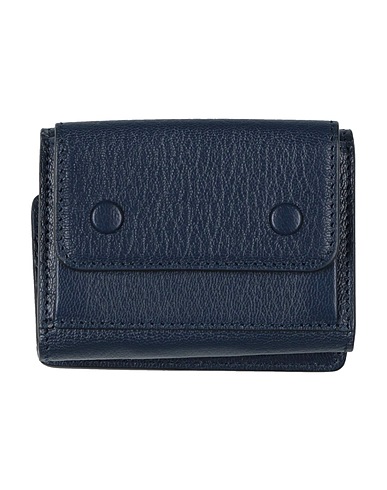MAISON MARGIELA Wallet BLU NOTTE Cow leather