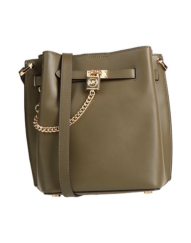 MICHAEL MICHAEL KORS Across-body bag Military green Soft Leather