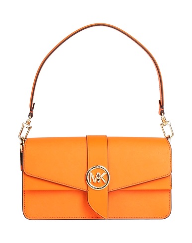 MICHAEL MICHAEL KORS Handtasche Orange 100% Rindsleder