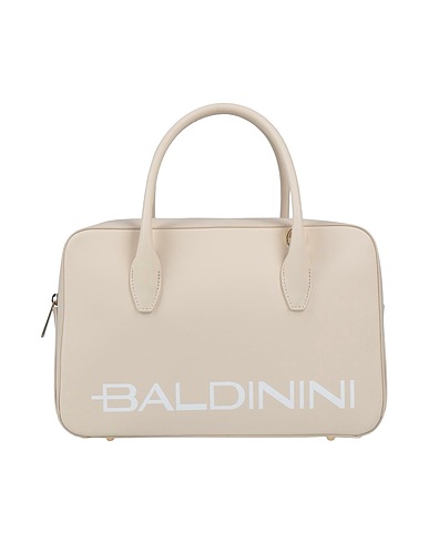 BALDININI Handbag Cream 80% Calfskin, 20% PVC - Polyvinyl chloride