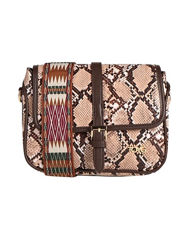 TOY G. Cross-body bags Dark brown 100% Polyurethane