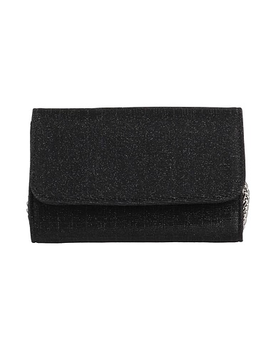 L'ARIANNA Handbag Black Textile fibres