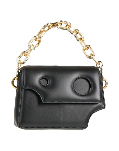 OFF-WHITE™ Handbag Black Soft Leather, Metal