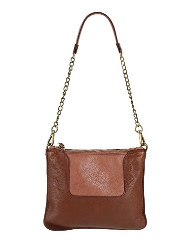CATERINA LUCCHI Shoulder bag Brown 100% Calfskin