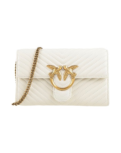 PINKO Small Leather Goods White 60% Sheepskin, 40% Cow leather