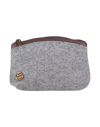 BONFANTI Borsa a mano Grigio 90% Lana, 10% Poliestere, Pelle