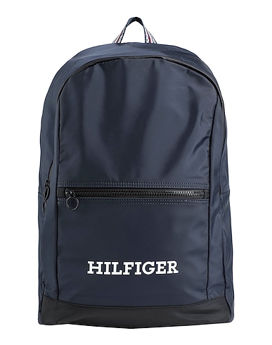 TOMMY HILFIGER Rucksacks Midnight blue 100% Recycled polyester