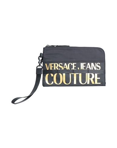 VERSACE JEANS COUTURE Handbag Black 100% Polyester