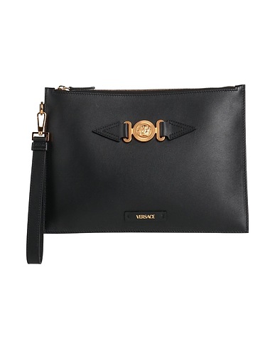 VERSACE Handbag Black Calfskin