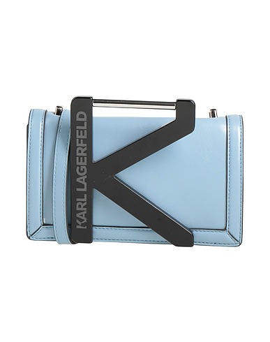 KARL LAGERFELD Across-body bag Light blue 100% Polyurethane