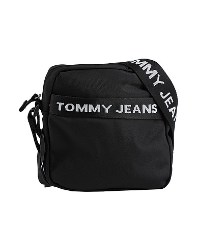 TOMMY JEANS Umhängetasche Schwarz 100% Recyceltes Polyester