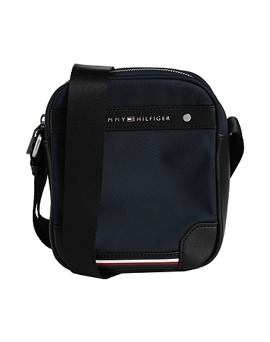 TOMMY HILFIGER Across-body bag Midnight blue 85% Polyester, 15% Polyurethane