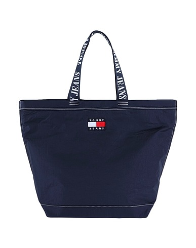 TOMMY JEANS Handbag Navy blue 100% Recycled nylon