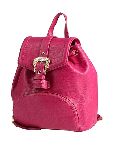 VERSACE JEANS COUTURE Rucksacks Magenta 100% Polyester, Polyurethane