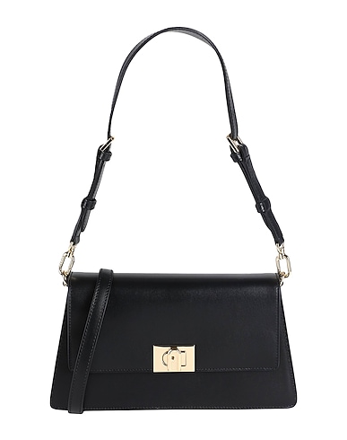 FURLA Shoulder bag Black 100% Calfskin