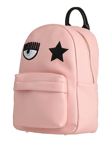 CHIARA FERRAGNI Zaini Rosa chiaro 100% Poliestere, Spalmato poliuretano