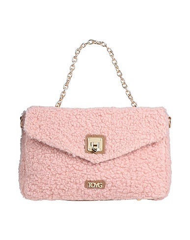 TOY G. Borsa a mano Rosa 90% Poliestere, 10% Poliuretano