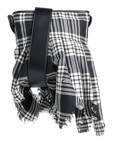 MARNI Across-body bag Black 100% Wool, Bovine leather, Brass, Zinc, Copper