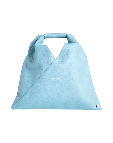 MM6 MAISON MARGIELA Handbag Sky blue 100% Bovine leather