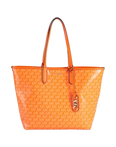 MICHAEL MICHAEL KORS Handbag Orange 59% Cotton, 41% PVC - Polyvinyl chloride