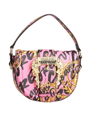 VERSACE JEANS COUTURE ハンドバッグ ピンク ポリエステル 100% / ポリウレタン樹脂