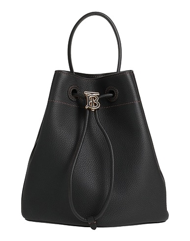 BURBERRY Handbag Black Soft Leather