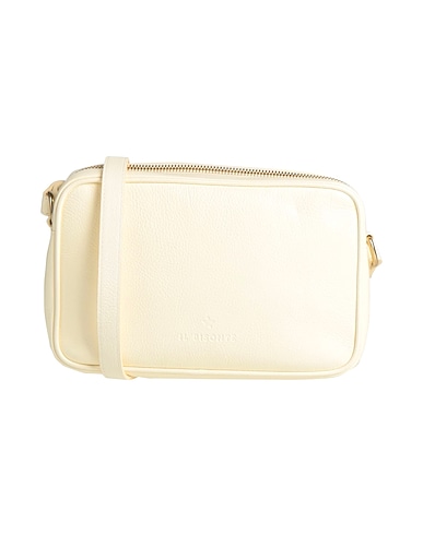 IL BISONTE Cross-body bags Ivory Soft Leather